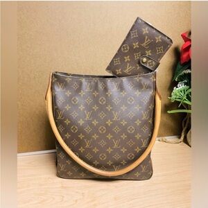 LOUIS VUITTON BUNDLE GM BAG+WALLET✅DEAL